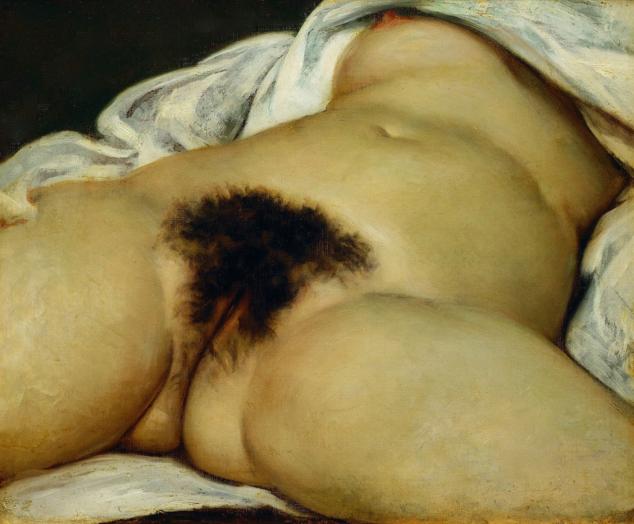Origen del mundo erótico Gustave Courbet Pintura al óleo